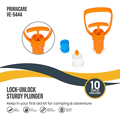 Primacare Ve-5444 First Aid Venom Extractor Pump, Outdoor And Portable One-Hand Suction For Snake, Bee, Bug, Scorpion Bites And Stings Removal, Survival Poison Extraction Rescue Pump #TOP3