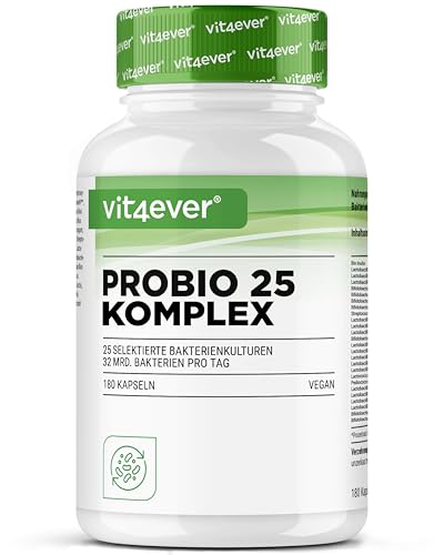 vit4ever Probio 25 Complejo Probiótico - 180 Cápsulas - Para 3 Meses