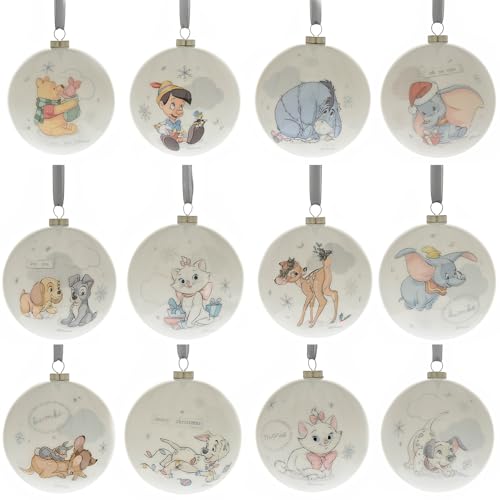 Disney Magical Beginnings – Set mit 12 Christbaumkugeln – Pooh,...
