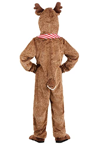Disfraz completo de reno de peluche para niños talla Large miniatura 2