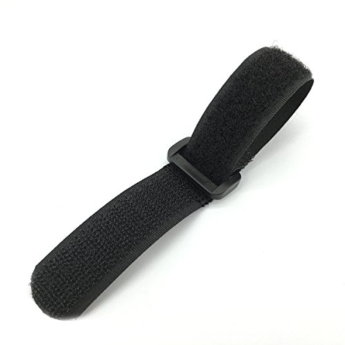 50 Piezas Correas de Sujeción Reutilizables para Cables, Correas de Cable con Gancho y Lazo 0.8" x 6" (Negro) miniatura 4