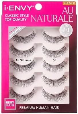iENVY by KISS Au Naturale Human Hair Natural Style 5 Pair (KPEM08)