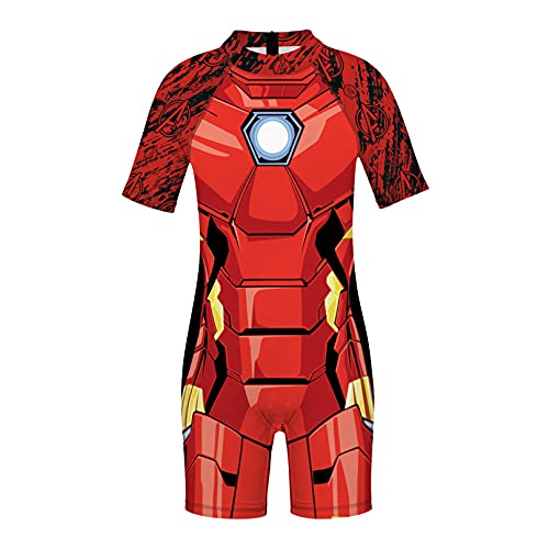 MODRYER Niños Spiderman Swimsuit One Piece Natación Traje Niños Traje de baño UV Protección de UV Guardias Rash Girls Traje de Neopreno para Vacaciones en la Playa al Aire Libre,D-L (9~10T) Cover