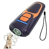 Honey Paws Anti Barking Device for Dogs, Ultrasonic Dog Repeller Stop Barking Dog Device - 50ft Range, Rechargeable Bark Deterrent Devices with 2 Modes, Safe Dogs Training Tool for Indoor Outdoor Use