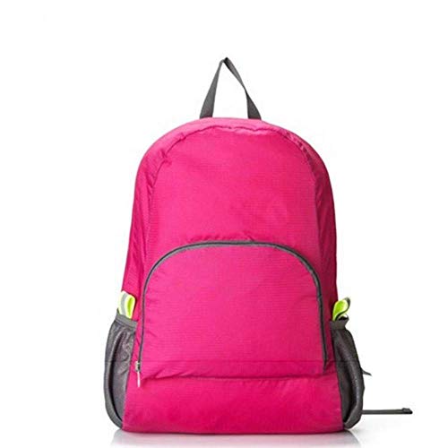 Wefwef Mochila De Ciclismo Portátil Rosa Unisex Plegable MTB Suspensión