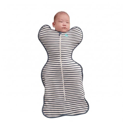Image of Love to Dream Swaddle UP, Baby Sleep Sack, Self-Soothing Swaddles for Newborns, Improves Sleep, Snug Fit Helps Calm Startle Reflex, New Born Essentials for Baby, 8-13lb, Denim