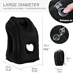 Inflatable Travel Pillows for Airplane, Blow Up Neck Pillow for Sleeping, Airplane Travel Essentials for Long Flight Support Head, Neck and Lumbar, Used for Car/Bus/Train/Office Rest, Adults Kids - Image 2