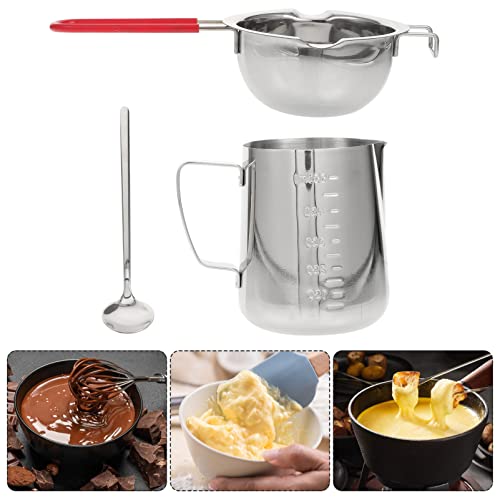 Casserole à fromage PRETYZOOM avec manche ergonomique et bec verseur intégré