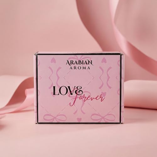 Image of Arabian Aroma Love Forever Luxury Fragrance Gift Hamper For Women | Romantic Perfume & Bath Essentials Gift Set For Valentine, Anniversary & Special Occasions