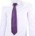 Classic Woven Men's Ties Neckties for Wedding Party Dress (Plum Purple 1)