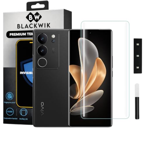 Image of Blackwik UV Curved Tempered Glass for Vivo V29 / Vivo V29 Pro | 1-Pack