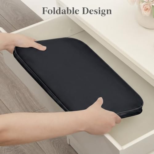 Image of Lifewit Slim Collapsible Laundry Basket with Handles, 75L, Black