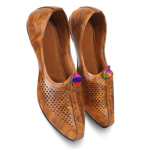 Image of DFR Mens Juttis Ethnic Mojaris | Casual Loafers Juti Shoe for Men