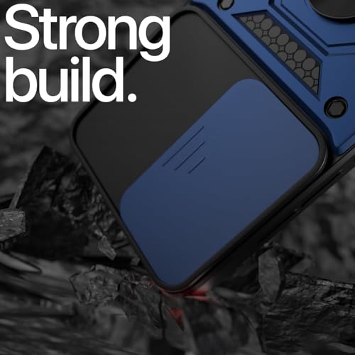Image of AIBEX Back Cover for Vivo Y400 Pro 5G | D10 Tough Armor Case | Sliding Camera Shield | 360 Protection | Kickstand Ring Holder | Military-Grade Bumper Case
