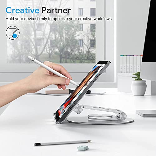 Tablet Ständer OMOTON mit 360° Drehfunktion und Winkelverstellung