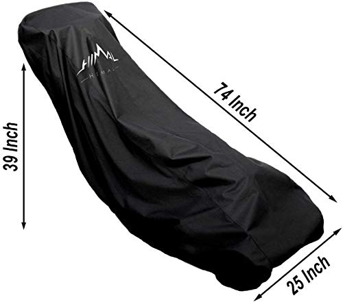 Himal Outdoors Lawn Mower Cover - Heavy Duty 600D Polyester Oxford Waterproof, UV Protection Universal Fit with… - Image 3