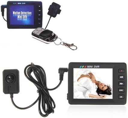Toworld18 2.5 "LCD Angel Eye Portable Mini Video Grabación Botón DVR Video Recorder Cámara KS-650M