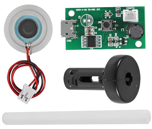 Image of Shockley USB Humidifier Module Spray Circuit Board Atomization 5V Plate Atomizer DIY Incubation Experimental Equipment Ultrasonic Mist FOG FOGGER Maker Humidifier Disc 108KHz PCB for Home (1 Piece)
