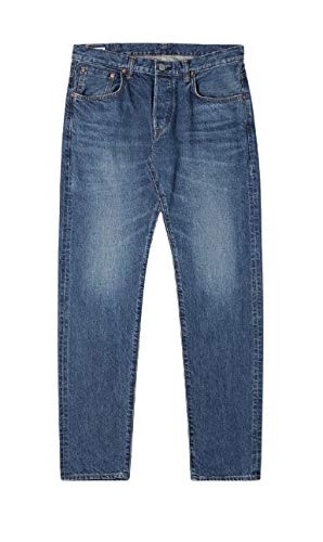 Edwin REGULAR TAPERED 34 Blau Medium used 01QM, Mittel verwendet