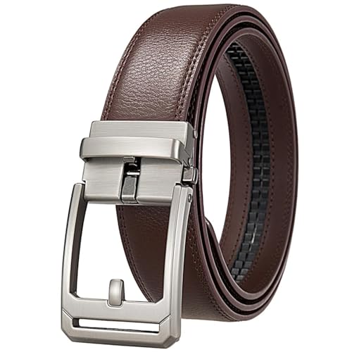 Ceintures en cuir véritable ajustable sans trou pour un confort abdominal optimal
