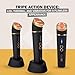 GLO24K Red Light Beauty Device for Face & Neck – 3-in-1 Facial and Neck Massager with Triple LED & Advanced Vibration Technology