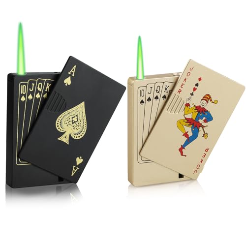 Jet Torch Flame Ace Encendedor Negro+Oro Combo miniatura 1
