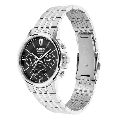 Image of Casio Enticer Men BMS-300D-1AVDF Analog Silver Watch Men (A2540)