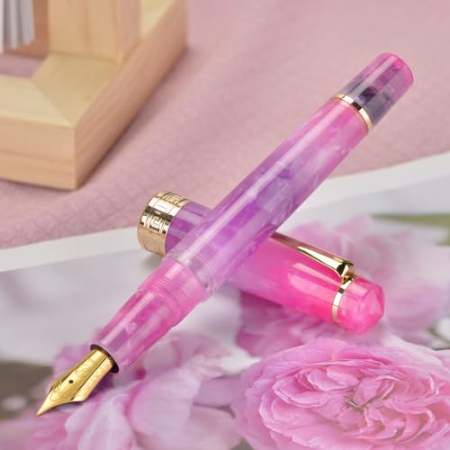 Asvine IKGTS362GS P20 Piston Fountain Pen Gradual Purple Resin thumb #4