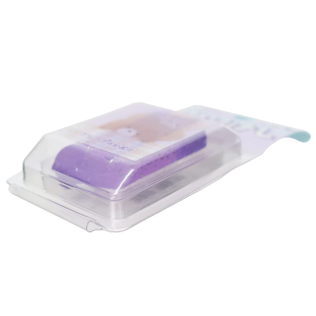 Amazon.co.jp: クリア ねりけし[消しゴム]なにしてるの くま/ラメ