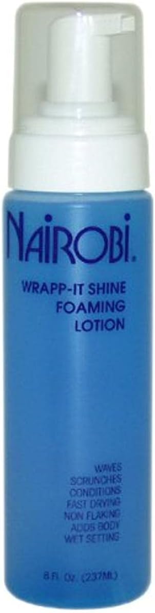 Wrapp-It Shine Foaming Lotion, 8 Ounce