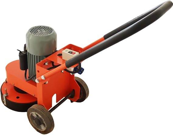 Electric Concrete Floor Grinder Walk-Behind Cement Ground Grinder Grinding Machine Polishing Machine Marble Epoxy Floor Terrazzo Grinding Machine 220V