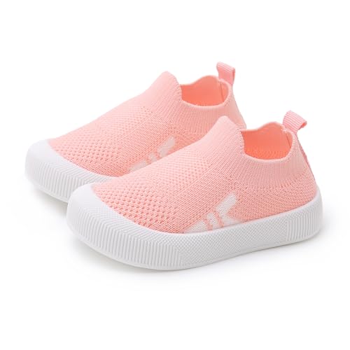 SOFMUO Baby Boys Girls Toddler Sneakers Kids Lightweight Knit Walking Shoes Mesh Breathable Tennis Trainers Shoe 1-3 Yrs…4