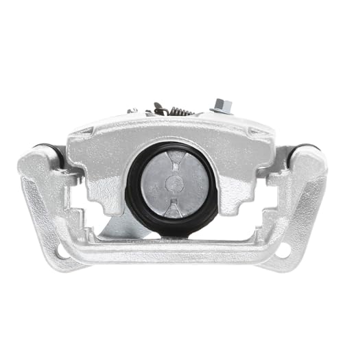 Image of Detroit Axle - Rear Left Brake Caliper for 2012-2016 Chrysler Town & Country 2012-2020 Dodge Grand Caravan 2014-2015 Ram C /V, Driver Side Brake Caliper with Bracket Replacement