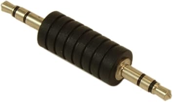 MyCableMart 3.5mm Mini-Stereo TRS Male to Male Coupler Adapter