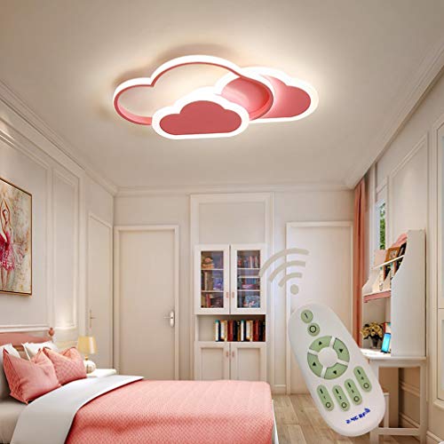 Lustre plafonnier LED dimmable télécommande pour salon et cuisine