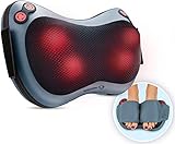 [page_title]-Relaxxnow Massagekissen | Massagegerät mit Wärmefunktion und rotierenden Massageköpfen für Hände Nacken Schulter Rücken | RXM50 Relax Shiatsu Massage Gerät mit Zubehör für Auto Büro Zuhause