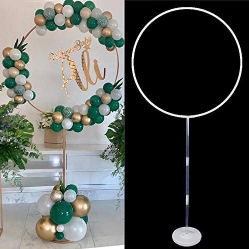 PiNG 4 PARTY Plastic Ping4Party Round Ring Shape Balloon Stand, Balloon Supporting Rods, Balloon Arch, Column Stand, Uses As Multiple Occasions Birthday Party Bachelorette Easy To Adjust By Yourself.