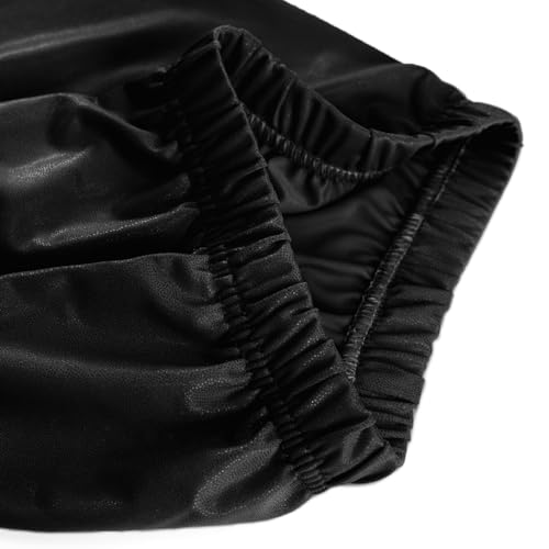 LOLANTA Girls Shiny Metallic Leggings, Kids Stretchy Tights, Ankle Length Shiny Dance Pants3