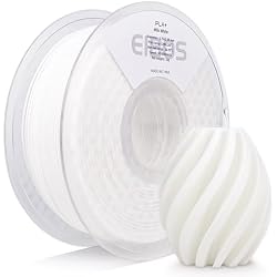 Silk Ribbon PLA 3D Printer Filament, Tri-Color Fast Color Changing PLA 1.75mm, Shiny Multicolor 3D Printing Filament 1kg / 2.2lbs, Milk White