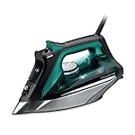 Rowenta Pro Master Stainless Steel Soleplate Steam Iron for Clothes, 210 g/min, 400 Microsteam Holes, Cotton, Wool, Poly, Silk, Linen, Nylon 1775 Watts Ironing, Garment Steamer, Powerful Steam DW8360