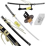 57 SPECIAL REPLICAS Katana en Bois, Katana Decoration Inspiré Kill Bill, Sabre avec Support inclus, Design artisanal, Sûr pour tous, Élégance japonaise pour votre intérieur JT10320E