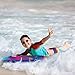 JAMBO Inflatable Surf Body Board with Handles, Boogie Board for Beach, Surfing Swimming Floating Surfboard Boards, Pool Floats Pool Beach Toy for Kids (Water Color Bodyboard) - 1 Pack