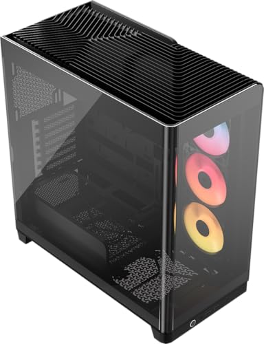 Image of CORSAIR Frame 4500X RS Reverse Fan ARGB Mid-Tower PC Case - 3X Pre-Installed Fans, Panoramic Glass, InfiniRail Mounting System, Modular Customization, Spacious Interior, GPU Anti-Sag - Black