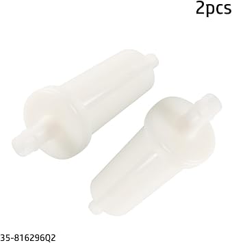 2Pcs Inline Fuel Filter 5/16 Inch for Mariner Outboard Engine 30-200 For HP Replaces 35-816296Q2 35-816296K2 Boat Motor Parts Plastic