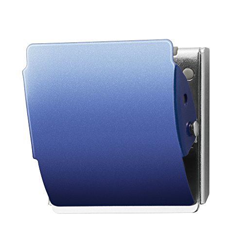 プラス マグネットクリップ ホールド L ブルー 80-406