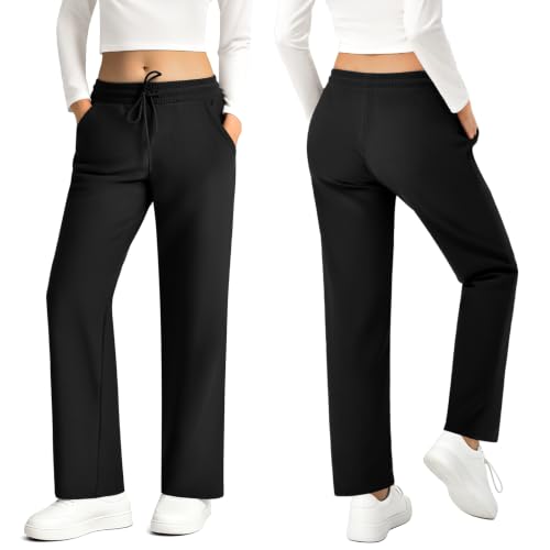 Women's Fleece-Lined Wide-Leg Sweatpants - 12.59 w/ Code + 30% Off Code ZMKG22QU - image 2