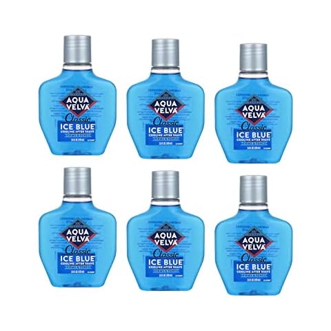 Aqua Velva Ice Blue After Shave 3.5 Ounce (103ml) (6 Pack) Cover