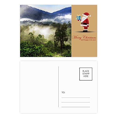 Cartes postales forêt et père Noël lot de 20 pièces pour correspondance