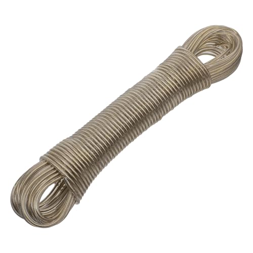 ABOOFAN Portable Travel Clothesline Coated Laundry Line Sturdy and Drying Rope for Indoor and Outdoor Use for Clothes and Towels