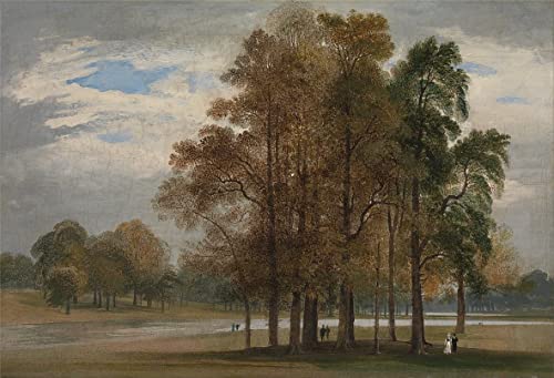 Poster image impression sur toile Hyde Park pour raviver une déco de salon terne